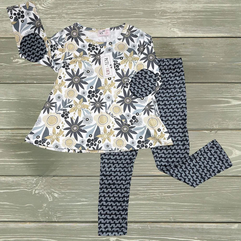 0-6 Months Golden Garden Pant Set
