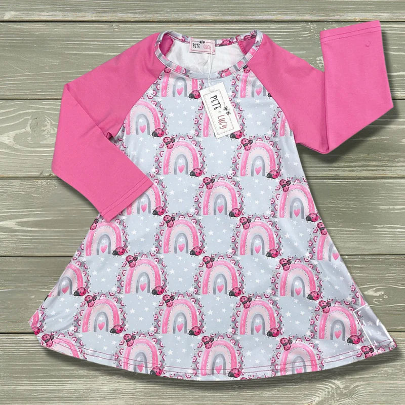 6/6x Girls Lucky Ladybugs Dress