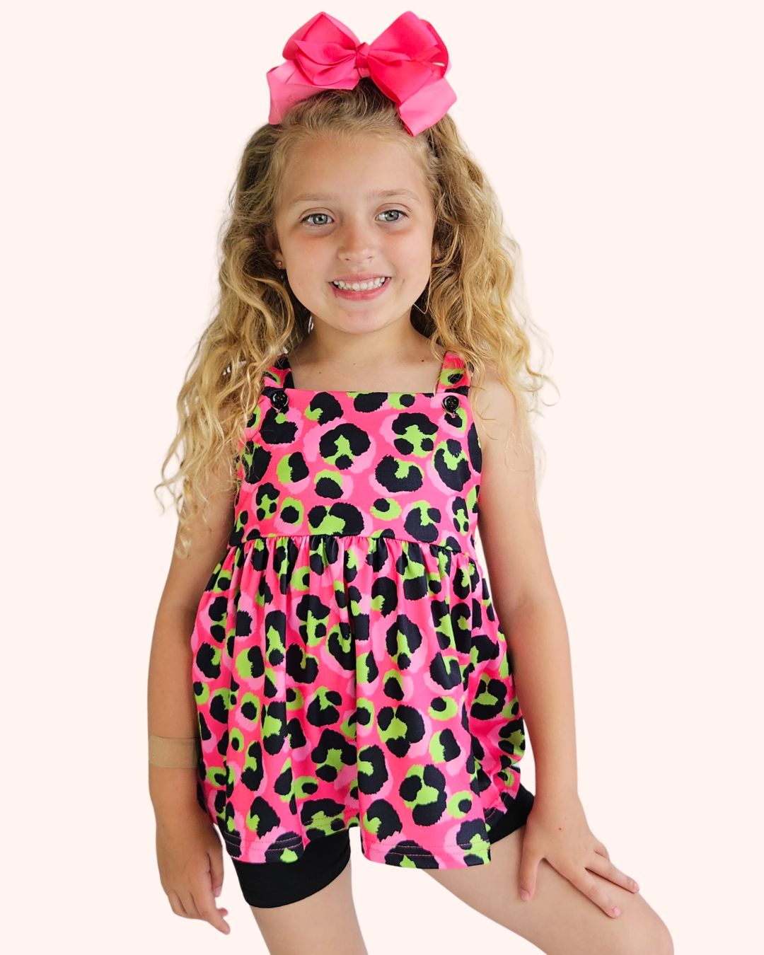 4T Neon Leopard Outfit