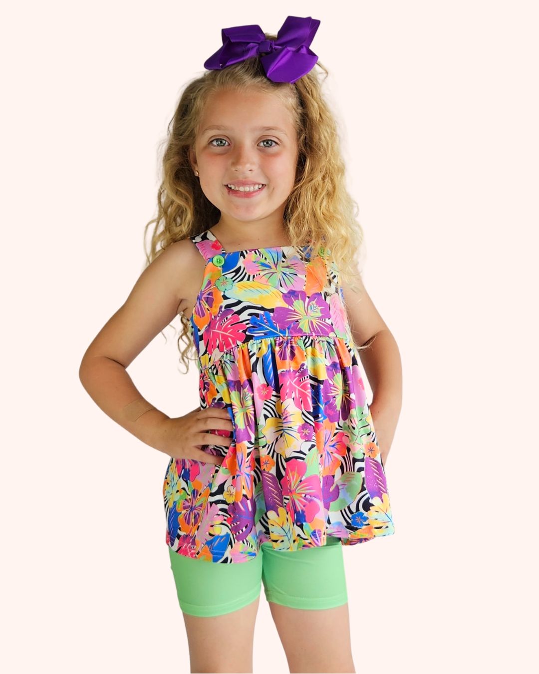 4T Tropical Hibiscus Outfit