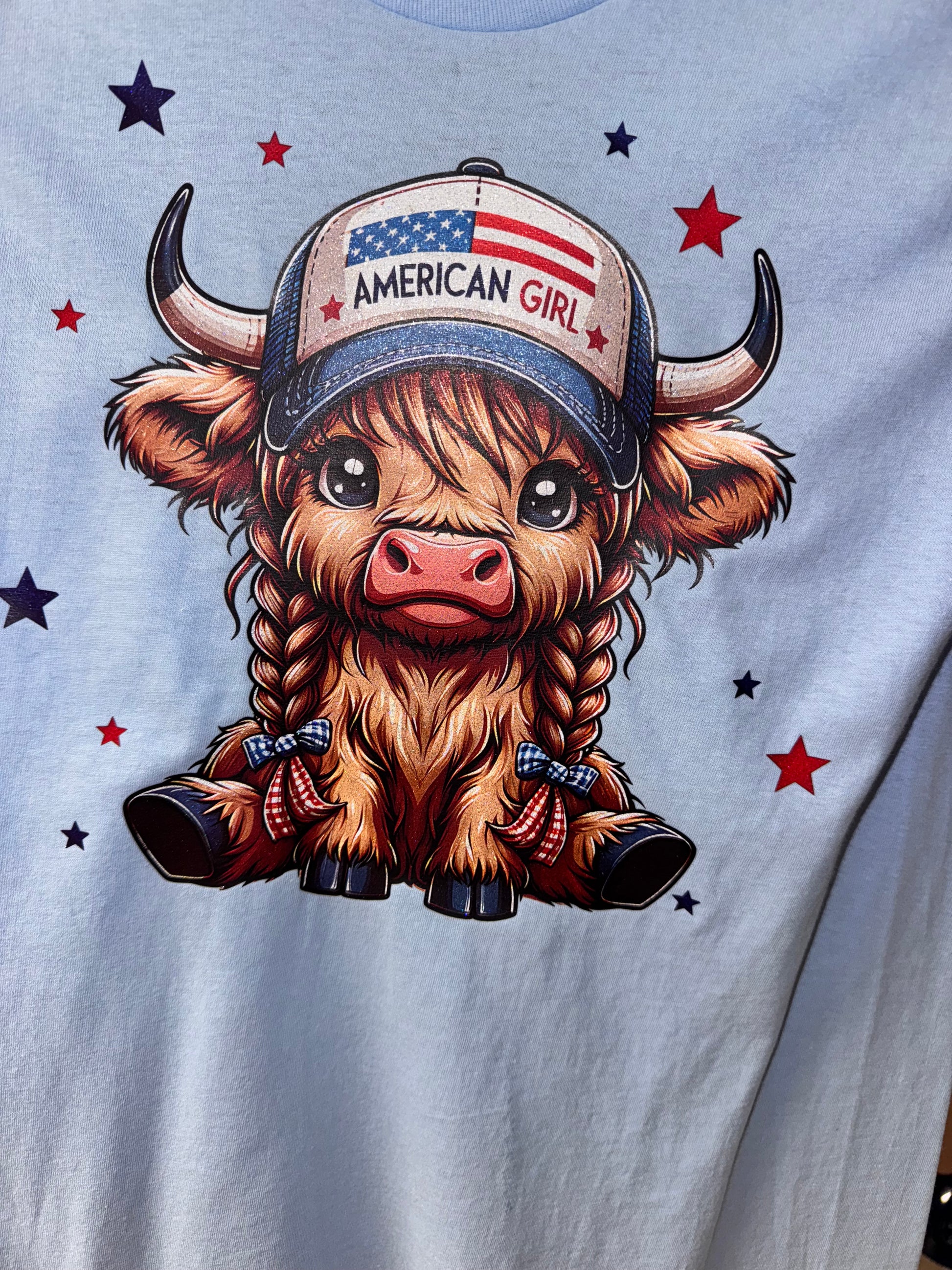 American Girl Cow Tee