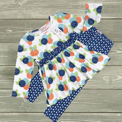 Girls 10/12 Linden Floral Pant Set